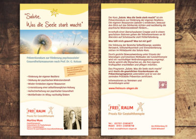 Moni Kircher - PRINT & WEBDESIGN - Flyer